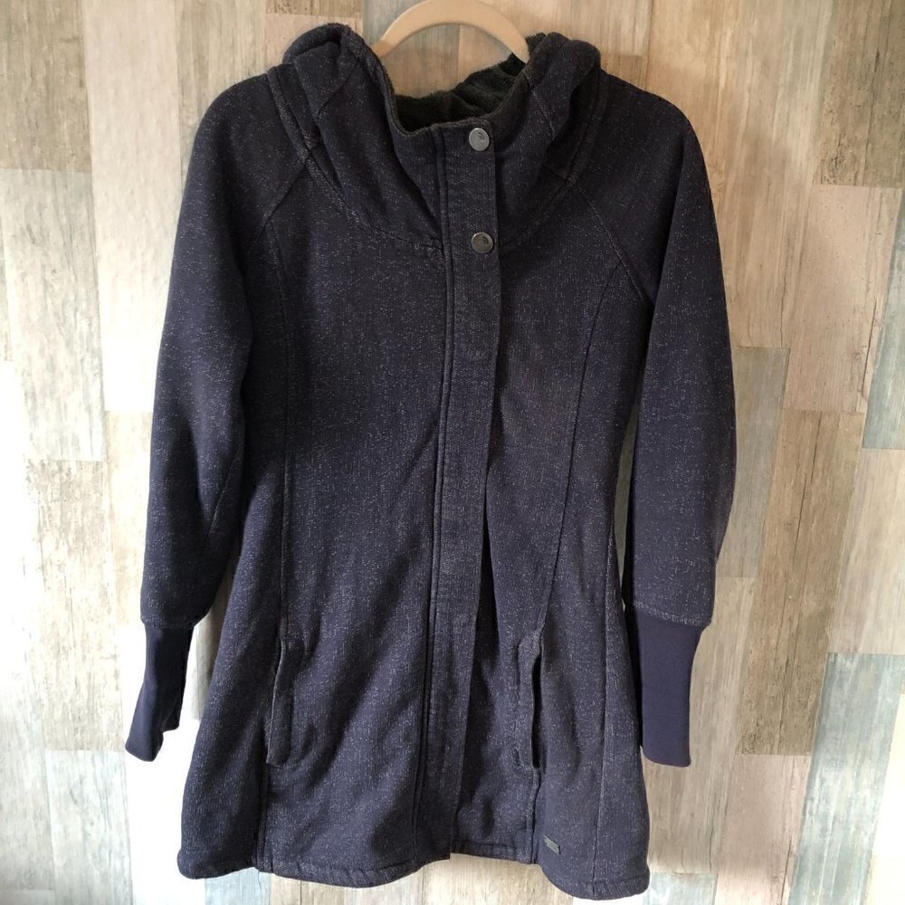 The North Face Dionne Velour Lined Mid Length Hooded Jacket